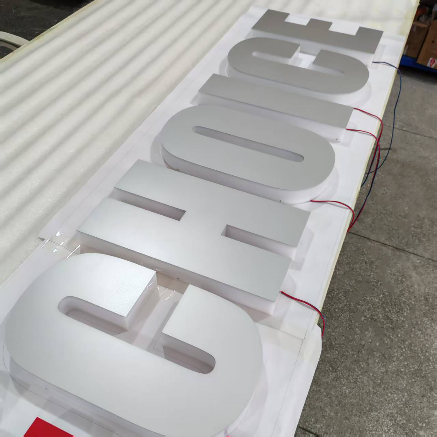Customized 3D Waterproof Acrylic LED Channel Letters Exterior Business Side Lighting Sign Letters