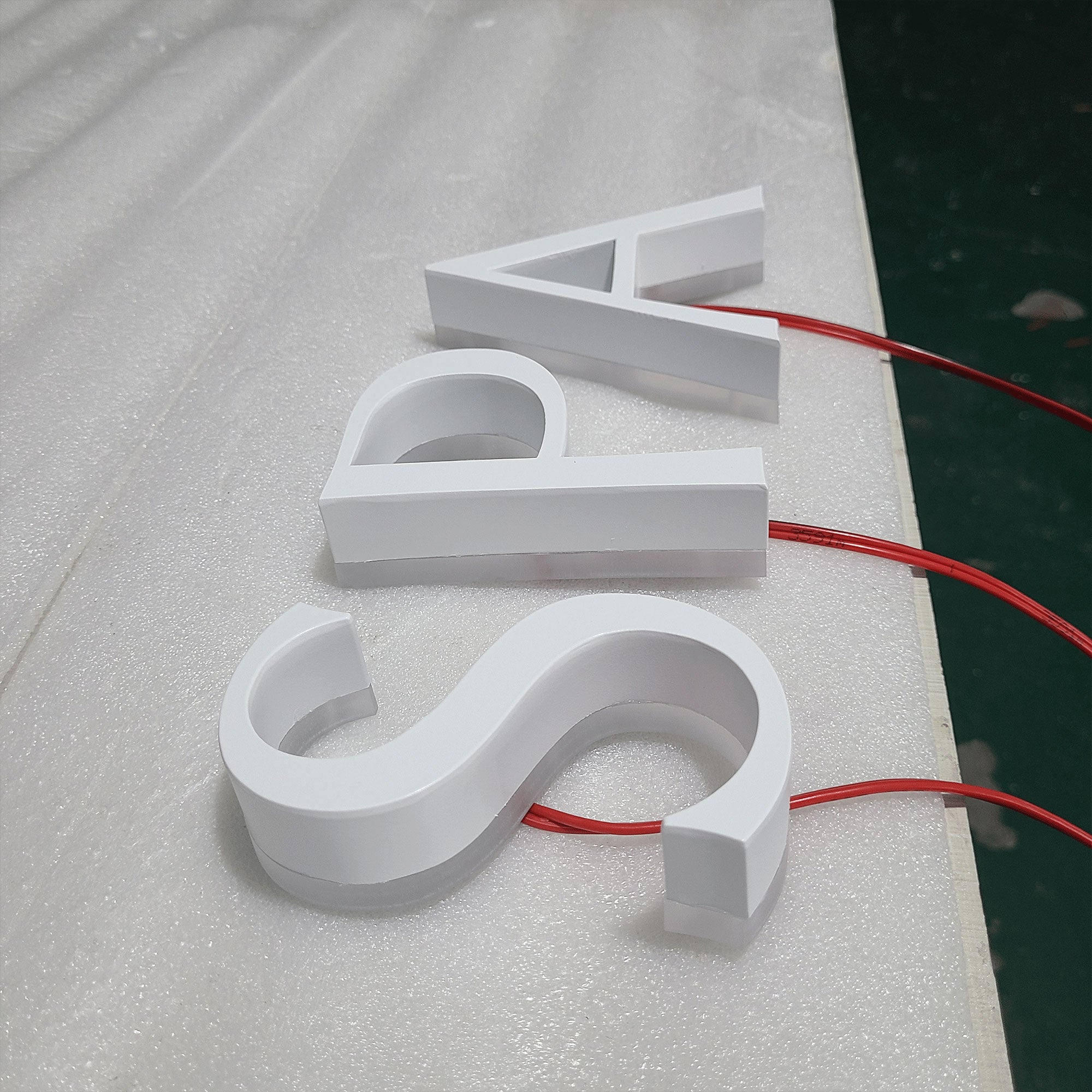 Custom Led Business Sign Back Lighted Advertising Channel Letters Comapny Logo 3D Backlit Electronic Sign