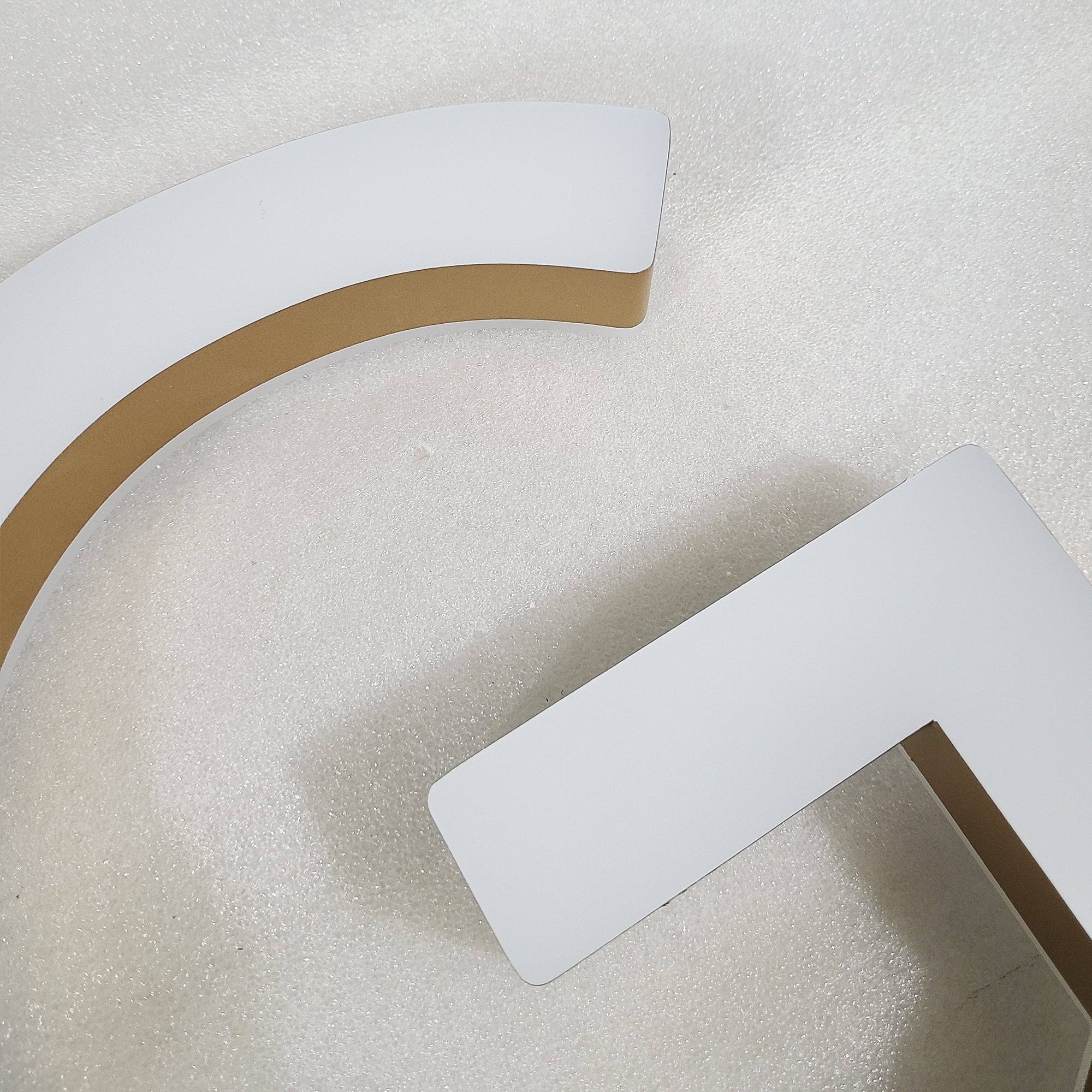 Salon Spa Shop Lighted Signboard Led Lighting Acrylic Letters Double Lit Alphabet Letters Customized Business Led Sign