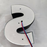 Custom Frontlit Letters Sign Company Reception Lobby 3D Wall Sign Store Front LED Metal Channel Letter Sign