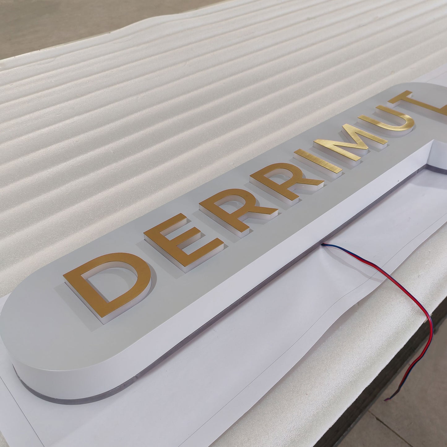 Reception Wall Lightbox,Brand Logo Display, Office Name Signs, Studio LED Sign, Company Lobby Lighted Signages