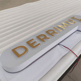 Reception Wall Lightbox,Brand Logo Display, Office Name Signs, Studio LED Sign, Company Lobby Lighted Signages