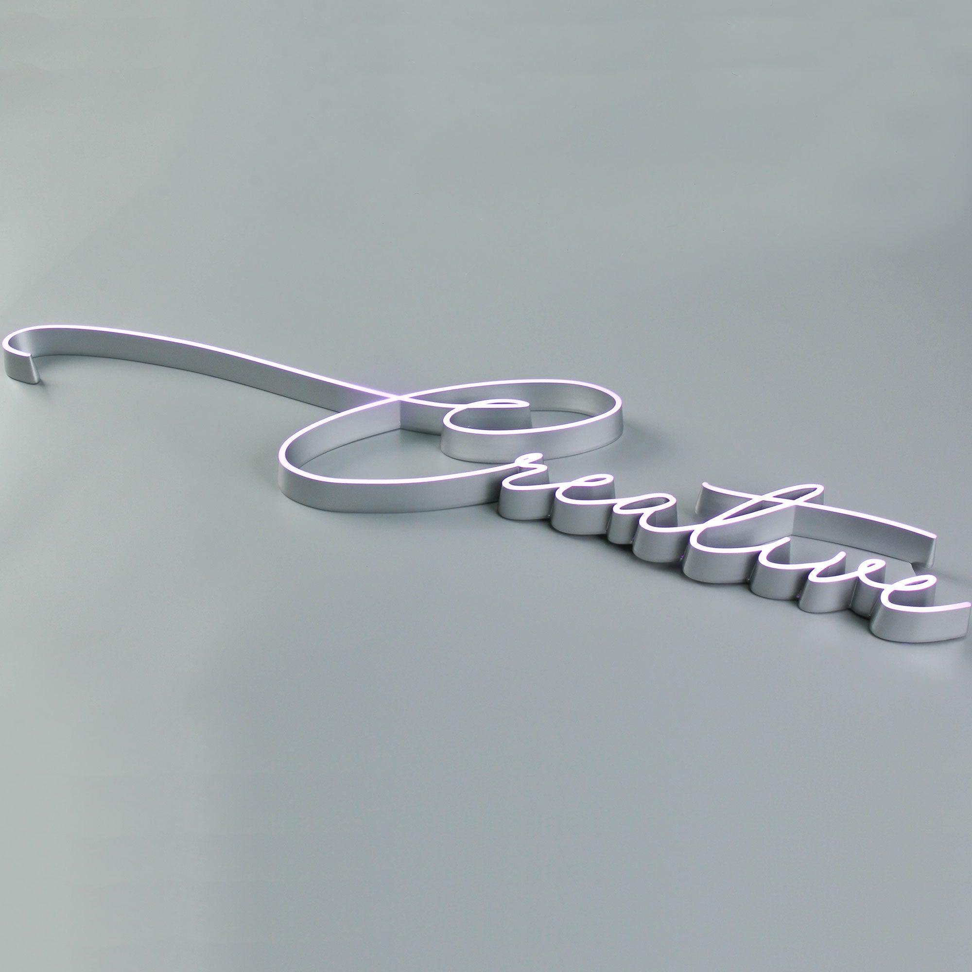 RGB LED Front Illuminated Acrylic Letters Office Wall Logo Custom Lighted Led Acrylic Sign