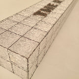 Boutique Stores Indoor Reception Lightbox Sign Stone Texture Acrylic Full Illuminated Light Box Signboard