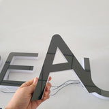 Customized Indoor 3D Luminous Acrylic Letter Side-lit LED Sign Letters for Business & Brand Signage