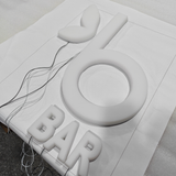 3D Acrylic Letter Sign Board Ful Lighting Indoor LED Signage Companies Reception Wall Signs