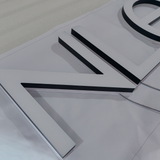Acrylic facelit & backlit letters 3d LED double sided lit sign letters waterproof shop hotel indoor signs