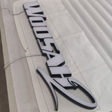 3D Lighted UP Letters Sign Office Wall Mounted Acrylic Frontlit Backlit Letters Sign Illuminated Company Logo Signs