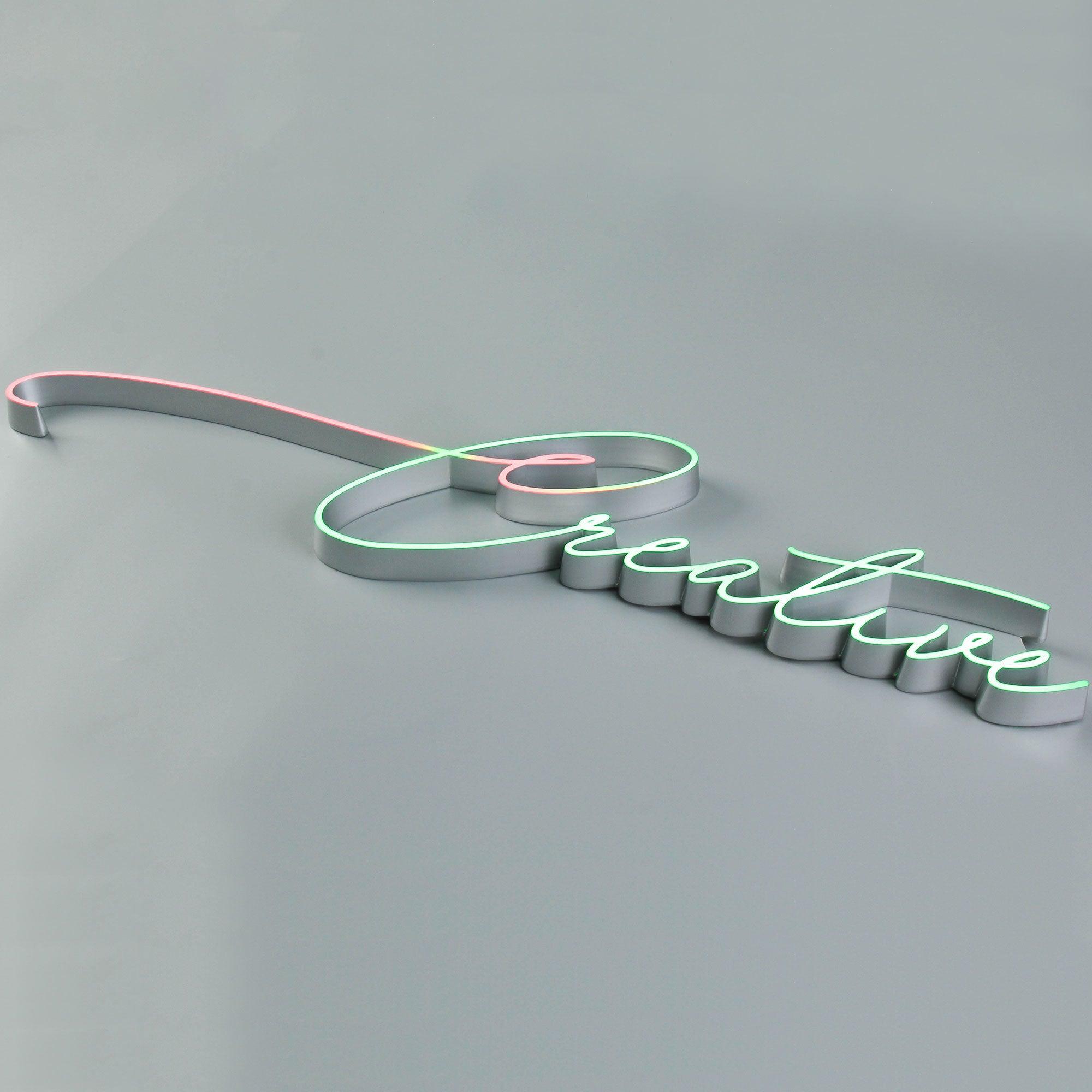 RGB LED Front Illuminated Acrylic Letters Office Wall Logo Custom Lighted Led Acrylic Sign