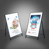 Custom led menu board lighting box led poster a1/a2/a3/a4 free standing ultra thin light box