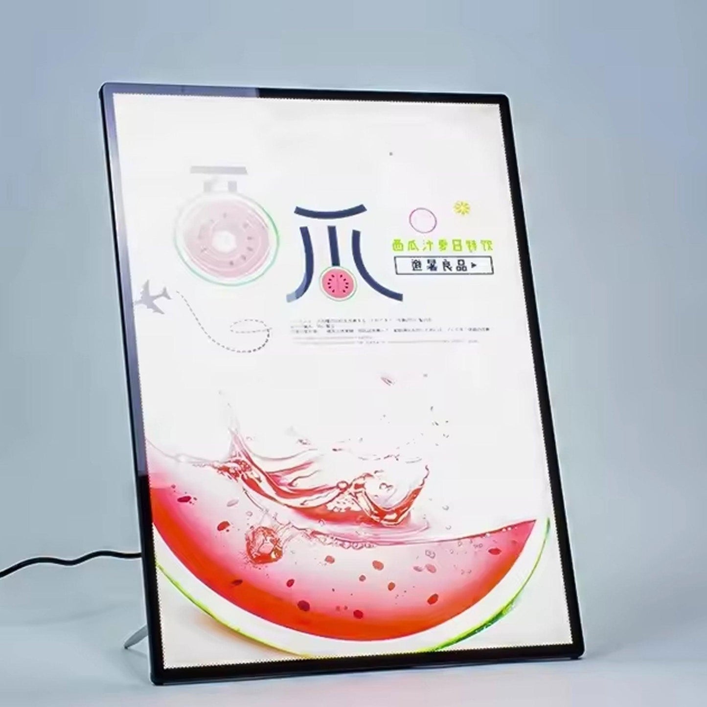 Desktop Lightbox Window Display A4 Poster Frame Snap Ultra Thin Advertising Bar Lighting Box