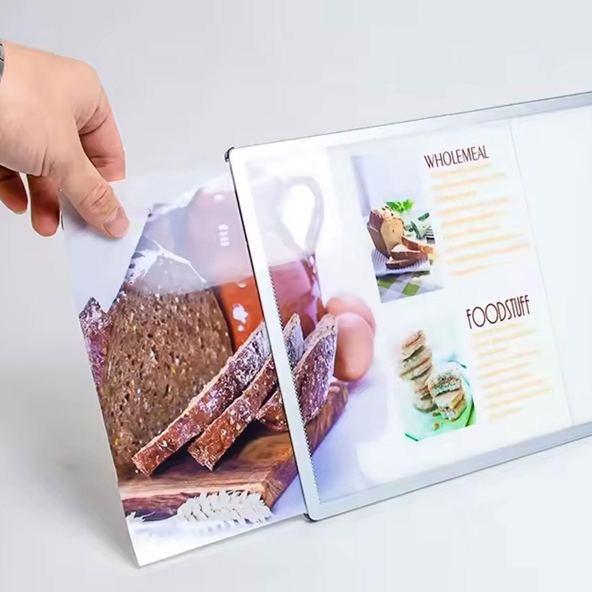 Desktop Lightbox Window Display A4 Poster Frame Snap Ultra Thin Advertising Bar Lighting Box