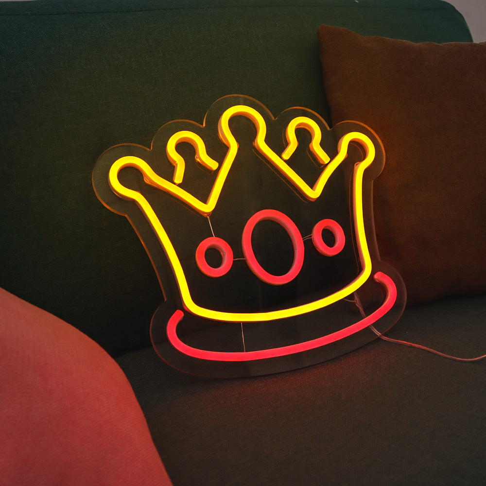 crown neon sign, led neon flex sign,faux signage