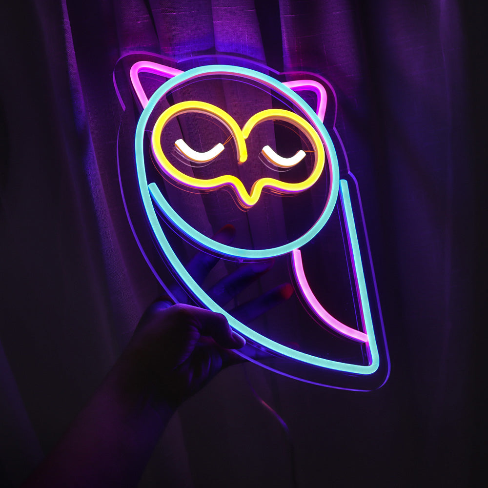 night owl neon sign, led neon flex sign,custom-made designs for neon signs