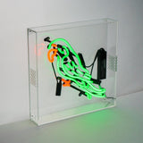 parrot bird neon sign,home decoration neon sign,glass neon tube sign in box