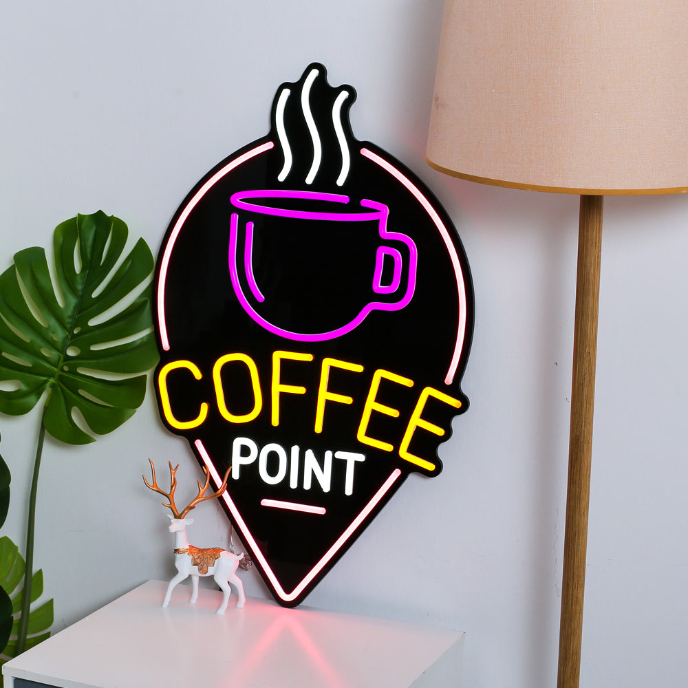 COFFEE cup neon sign for cafe,led flexible neon signage